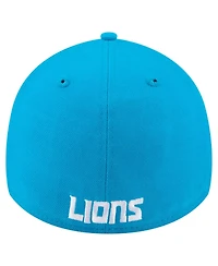 New Era Men's Blue Detroit Lions Core Team 39THIRTY Flex Hat