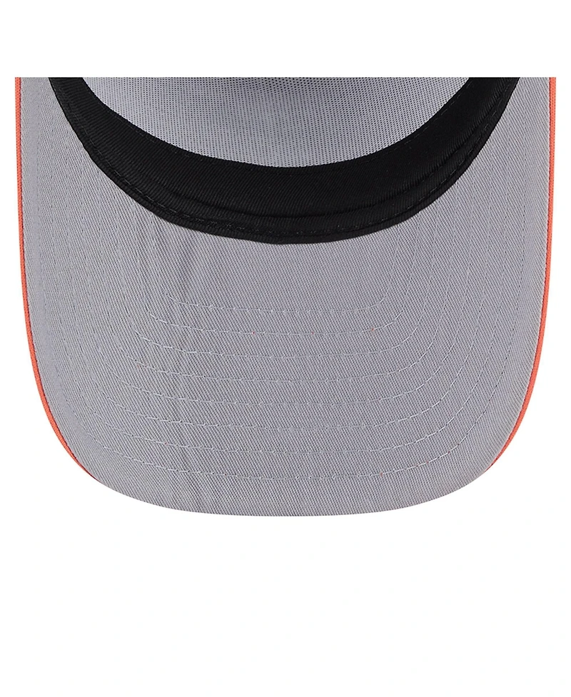 New Era Men's White/Orange Chicago Bears Foodie 9FIFTY A-Frame Trucker Snapback Hat