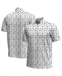 Under Armour Men's White Georgia Tech Yellow Jackets Gameday Armourfuse Polo Shirt
