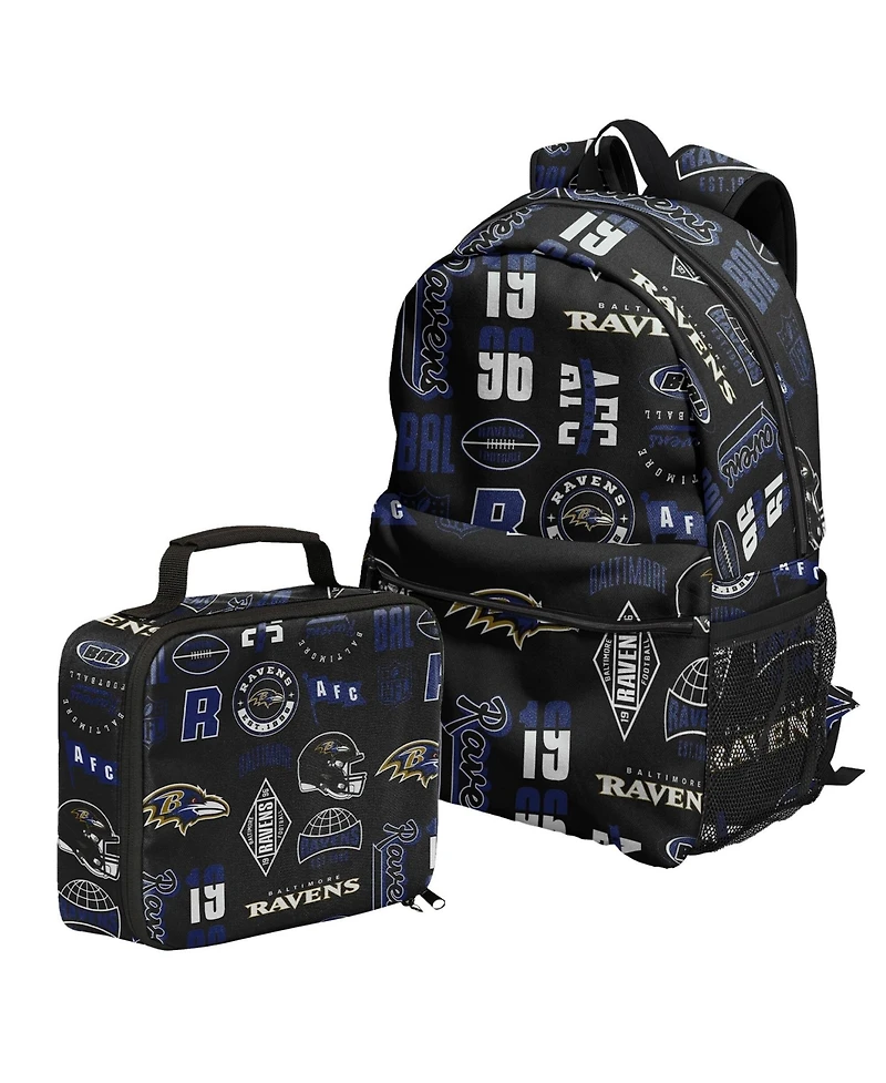 Outerstuff Baltimore Ravens Backpack and Lunchbox Set