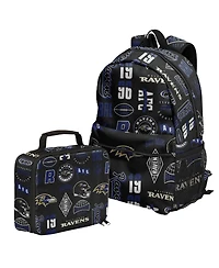 Outerstuff Baltimore Ravens Backpack and Lunchbox Set