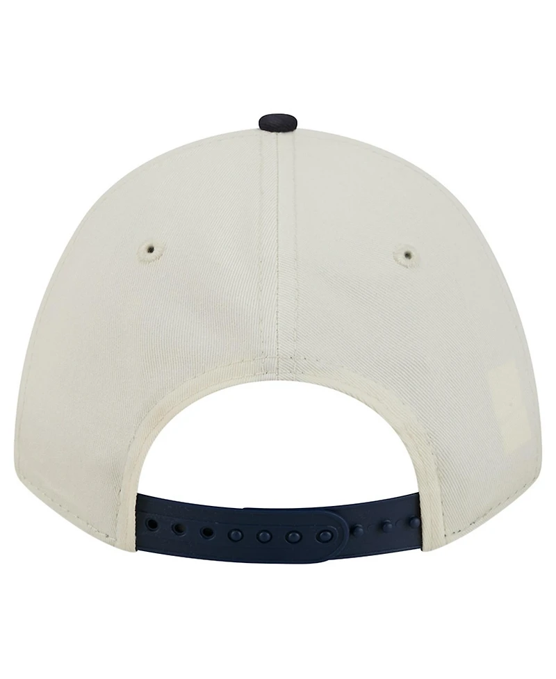 New Era Women's Cream/Navy New York Yankees Primary 9FORTY M-Crown Adjustable Hat