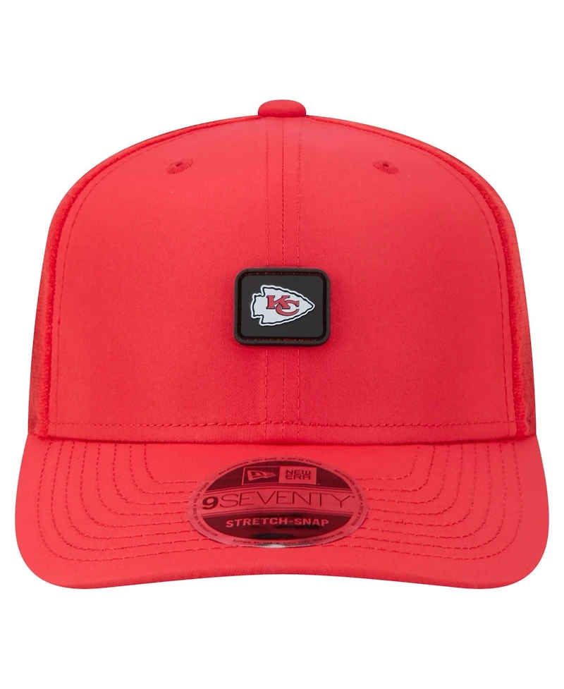 New Era Men's Red Kansas City Chiefs Micro Badge 9SEVENTY Adjustable Hat
