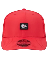 New Era Men's Red Kansas City Chiefs Micro Badge 9SEVENTY Adjustable Hat