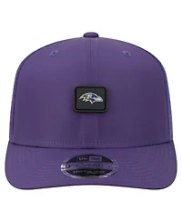 New Era Men's Purple Baltimore Ravens Micro Badge 9SEVENTY Adjustable Hat