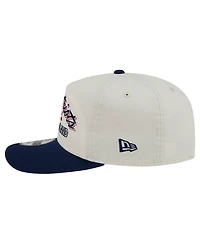 New Era Men's Cream New England Patriots Script 19TWENTY Adjustable Hat