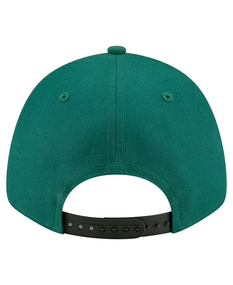 New Era Men's Green New York Jets Core Team 9FORTY Adjustable Hat