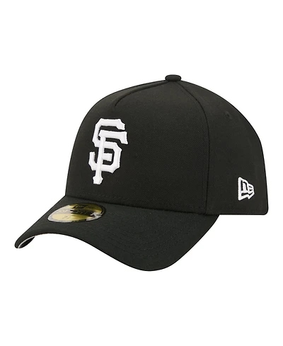 New Era Men's Black San Francisco Giants A-Frame 59FORTY Fitted Hat