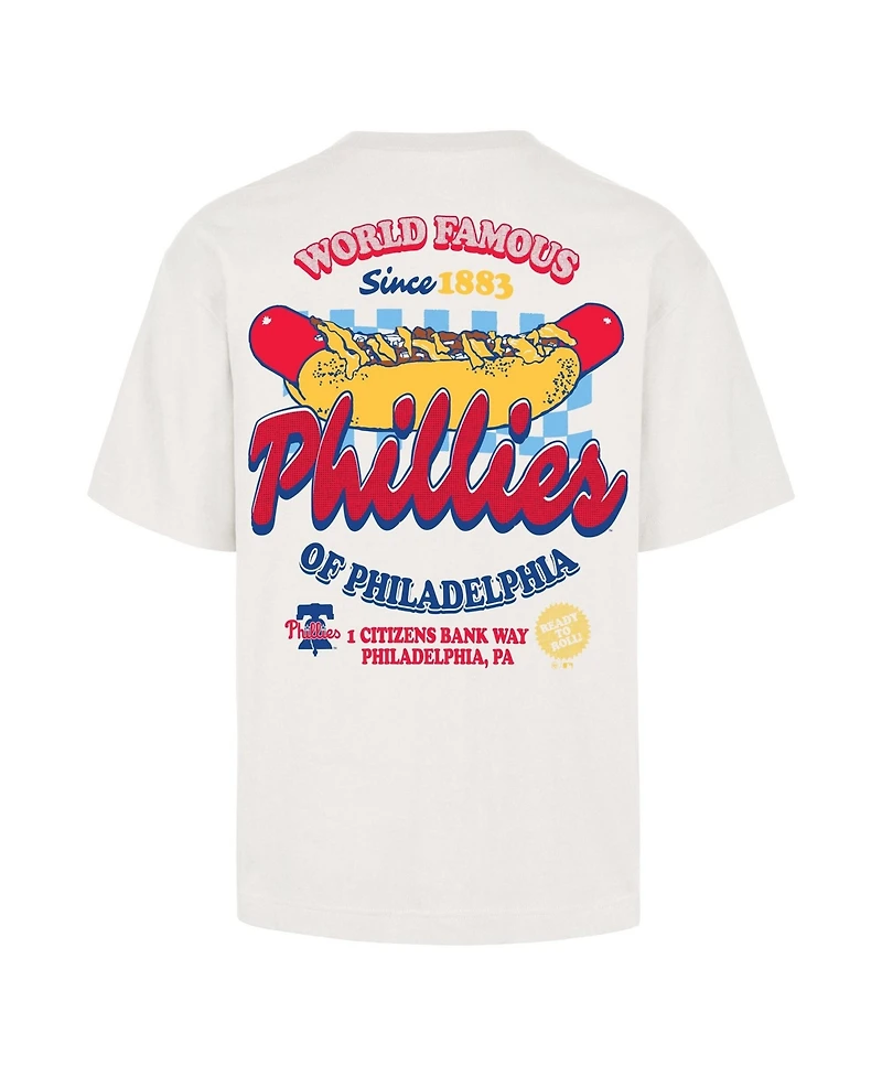 47 Brand Men's Cream Philadelphia Phillies Glizzy T-Shirt