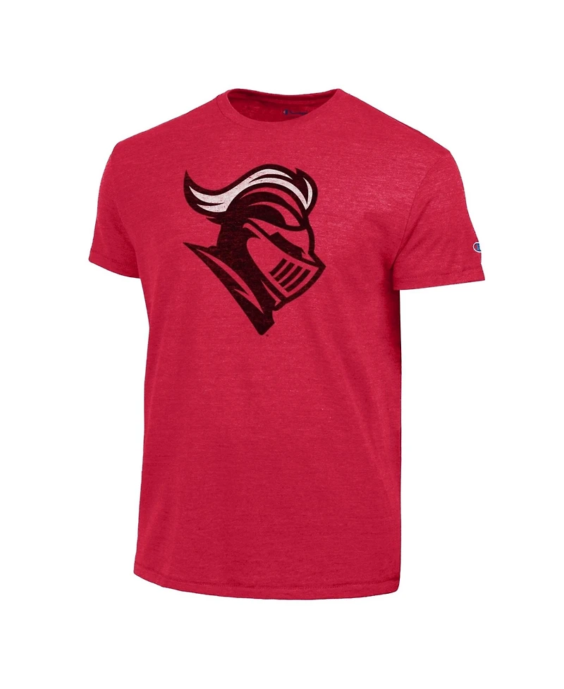 Champion Men's Scarlet Rutgers Knights Vintage Triumph Tri-Blend T-Shirt