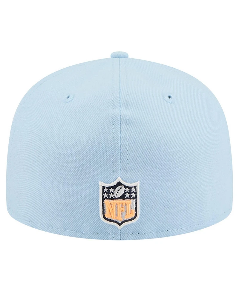 New Era Men's Coastal Blue Las Vegas Raiders 59FIFTY Fitted Hat