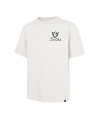 47 Brand Men's Off White Las Vegas Raiders Photon Dust Foundation T-Shirt
