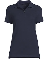 Lands' End Women's Short Sleeve Mesh Polo Shirt