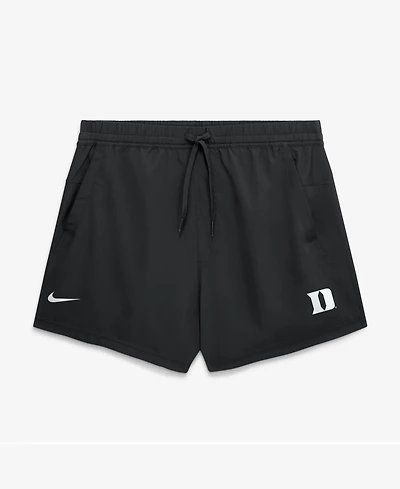 Nike Men's Black Duke Blue Devils Primary Logo Form Shorts