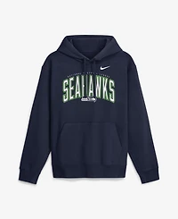 Nike Men's College Navy Seattle Seahawks Expect Victory Club Fleece Pullover Hoodie