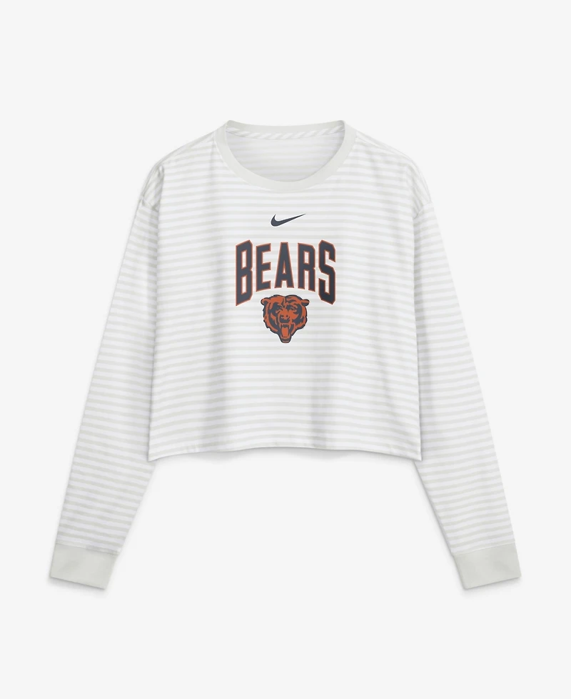 Nike Women's Chicago Bears Loose-Fit Crop Top