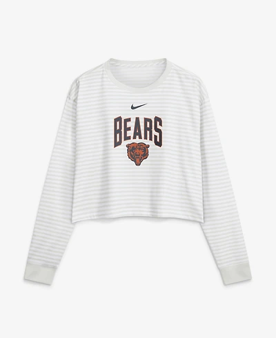Nike Women's Chicago Bears Loose-Fit Crop Top