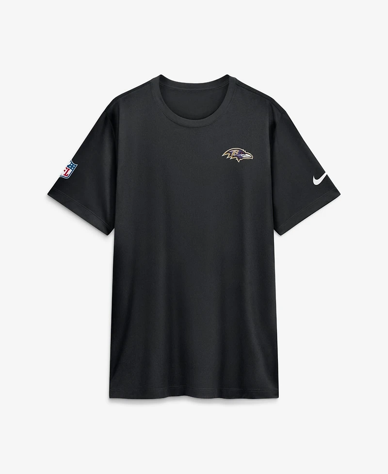 Nike Men's Black Baltimore Ravens Alt Legend Small Logo Dri-fit T-Shirt