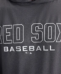 Fanatics Men's Charcoal Boston Red Sox Clutch Long Sleeve Hooded T-Shirt