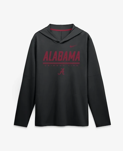 Nike Men's Black Alabama Crimson Tide 2026 Sideline Hooded Sweatshirt