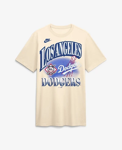 Nike Men's Natural Los Angeles Dodgers Vintage Tri-Blend T-Shirt