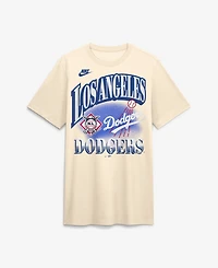 Nike Men's Natural Los Angeles Dodgers Vintage Tri-Blend T-Shirt