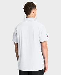 Nike Men's White Washington Commanders Sideline Woven Dri-fit Polo Shirt