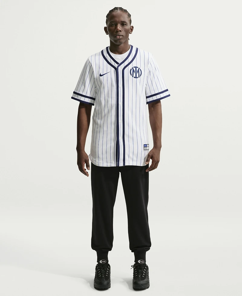 Nike Men's White Inter Milan Club Baseball Jersey