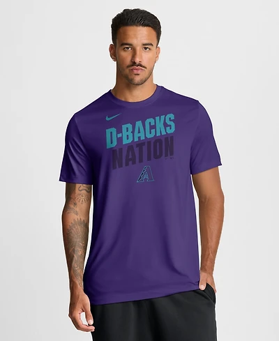 Nike Men's Purple Arizona Diamondbacks 2026 City Connect Team Phrase Script Dri-fit T-Shirt