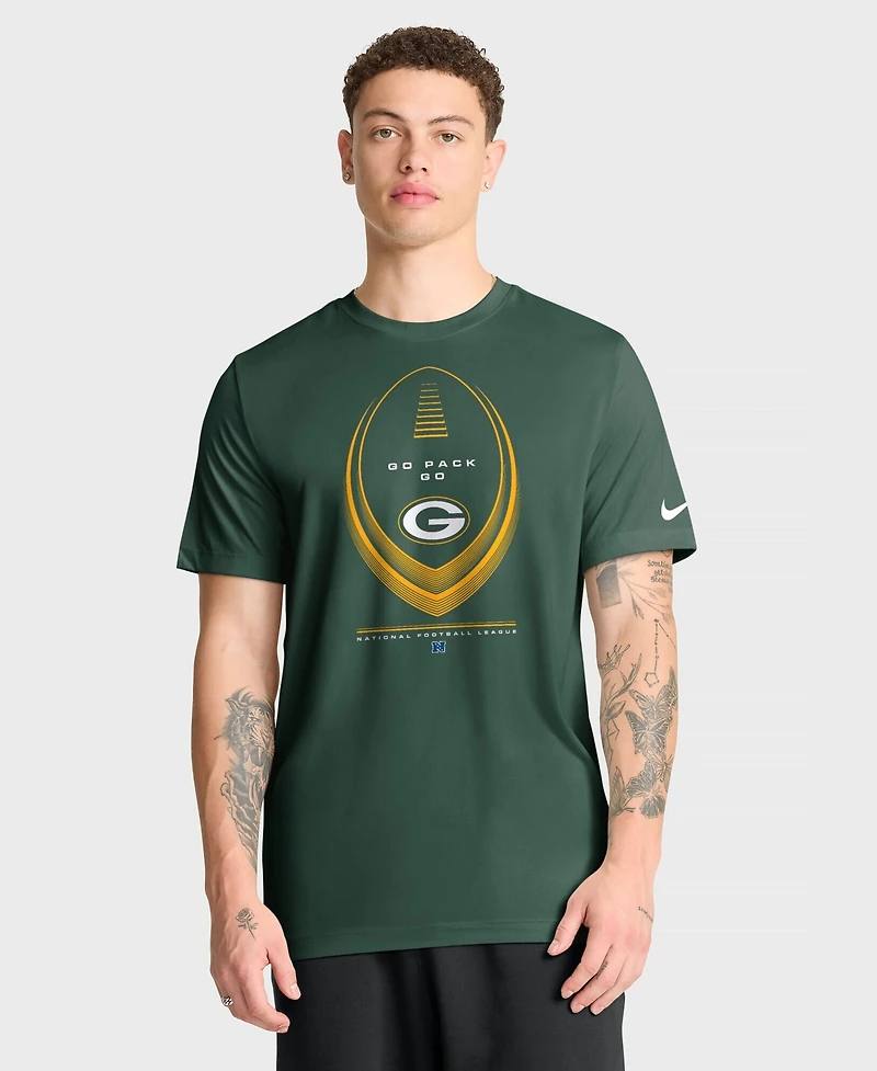 Nike Men's Green Bay Packers Big Tall Legend Icon Dri-fit T-Shirt