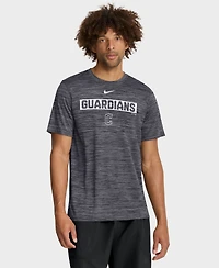 Nike Men's Black Cleveland Guardians Velocity Dri-fit T-Shirt