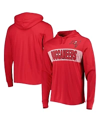 '47 Brand Men's Red Tampa Bay Buccaneers Field Franklin Hooded Long Sleeve Sweatshirt