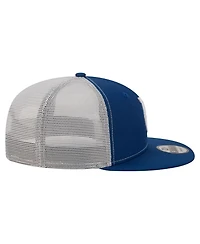 New Era Men's Royal Indianapolis Colts Core Team 9FIFTY Trucker Snapback Hat