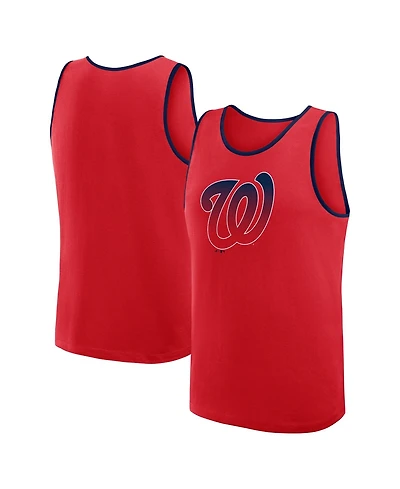 Logo Athletic Men's Red Washington Nationals Unmatched Success Tank Top