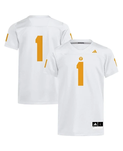Adidas Big Boys and Girls 1 White Tennessee Volunteers Replica Football Jersey