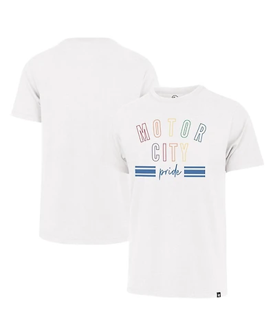 '47 Brand Men's White Detroit Lions Motor City Pride Franklin T-Shirt