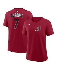 Nike Women's Corbin Carroll Red Arizona Diamondbacks Name Number T-Shirt
