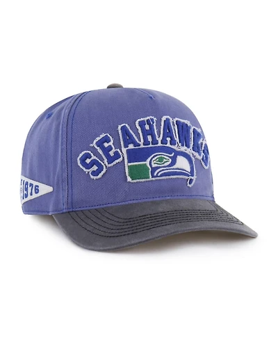 '47 Brand Men's Royal Seattle Seahawks Throwback Calderwood Well Worn Hitch Adjustable Hat