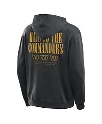 Fanatics Men's Black Washington Commanders Relaxed Intense Rivalry French Terry Hoodie