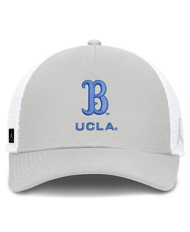 Jordan Men's and Women's Gray Ucla Bruins 2026 On-Field Gameday Trucker Hat