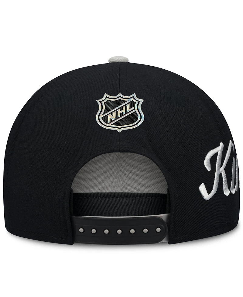 Fanatics Men's Silver/Black Los Angeles Kings Snapback Hat