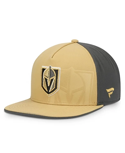 Fanatics Men's Gold/Charcoal Vegas Golden Knights Snapback Hat
