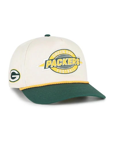 '47 Brand Big Boys and Girls Natural Green Bay Packers Freemont Hitch Adjustable Hat