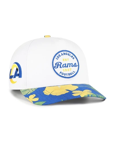 47 Brand Men's White/Royal Los Angeles Rams Beach Side Hitch Adjustable Hat