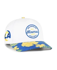 47 Brand Men's White/Royal Los Angeles Rams Beach Side Hitch Adjustable Hat