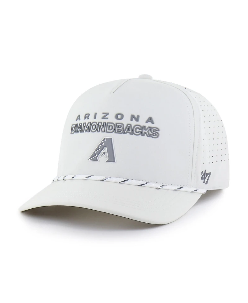 47 Brand Men's White Arizona Diamondbacks Forward Vault Hitch Adjustable Hat