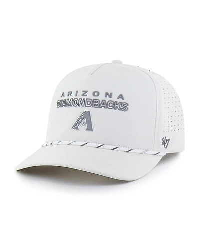 47 Brand Men's White Arizona Diamondbacks Forward Vault Hitch Adjustable Hat