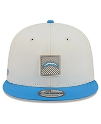 New Era Men's Cream/Powder Blue Los Angeles Chargers 2026 Nfl Training Camp 9FIFTY Snapback Hat