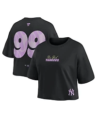 Fanatics Women's New York Yankees Aaron Judge Cropped T-Shirt