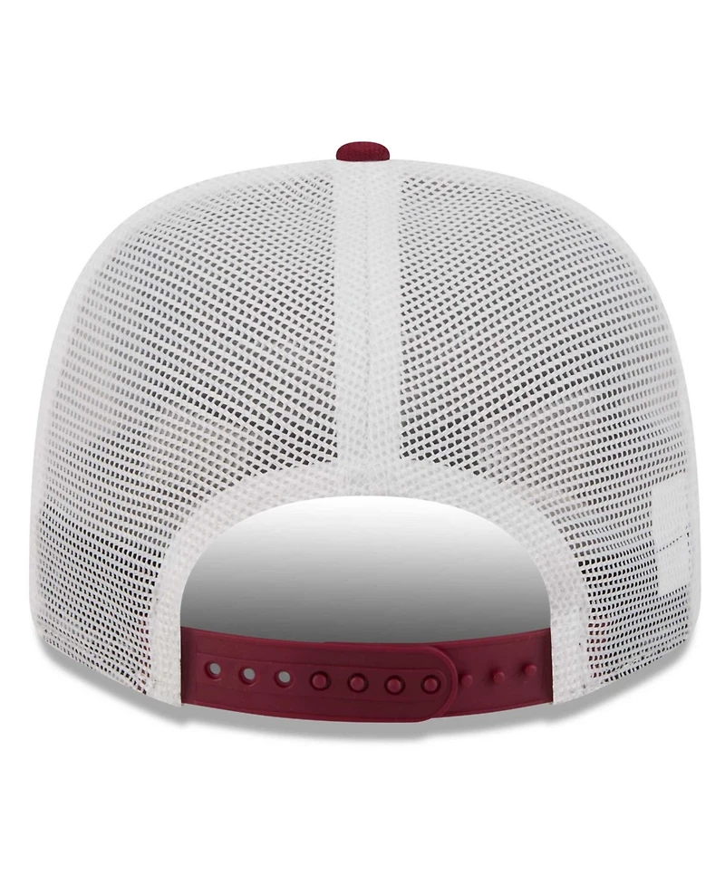 New Era Men's Burgundy Washington Commanders 9SEVENTY Trucker Adjustable Hat